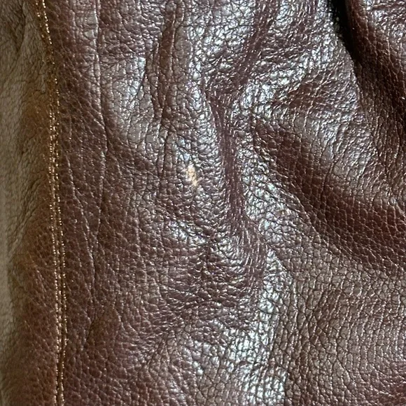 Calvin Klein Dark Brown Leather Knee-High Boots - Picture 4 of 6